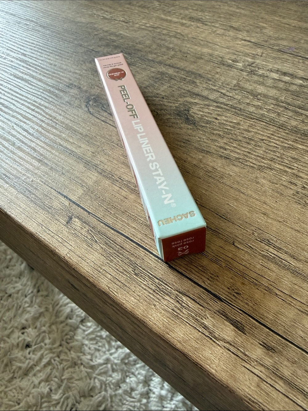 NEW SEALED Sacheu Peel-Off Lip Liner